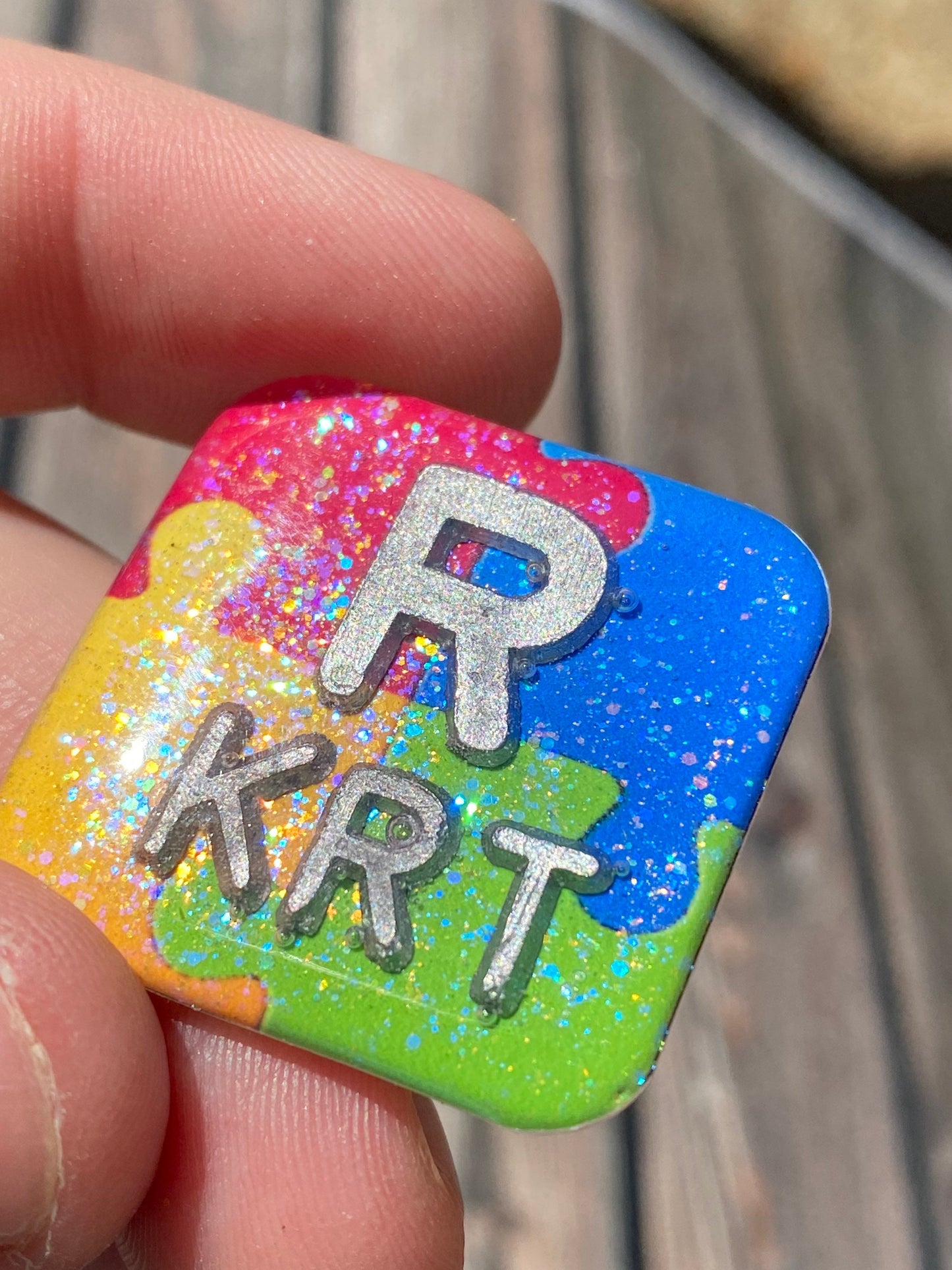 Autism Puzzle Xray Markers Customized with Initials