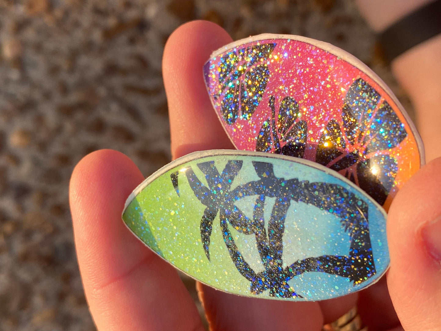 Xray Markers Surf Board Glittery Ombre