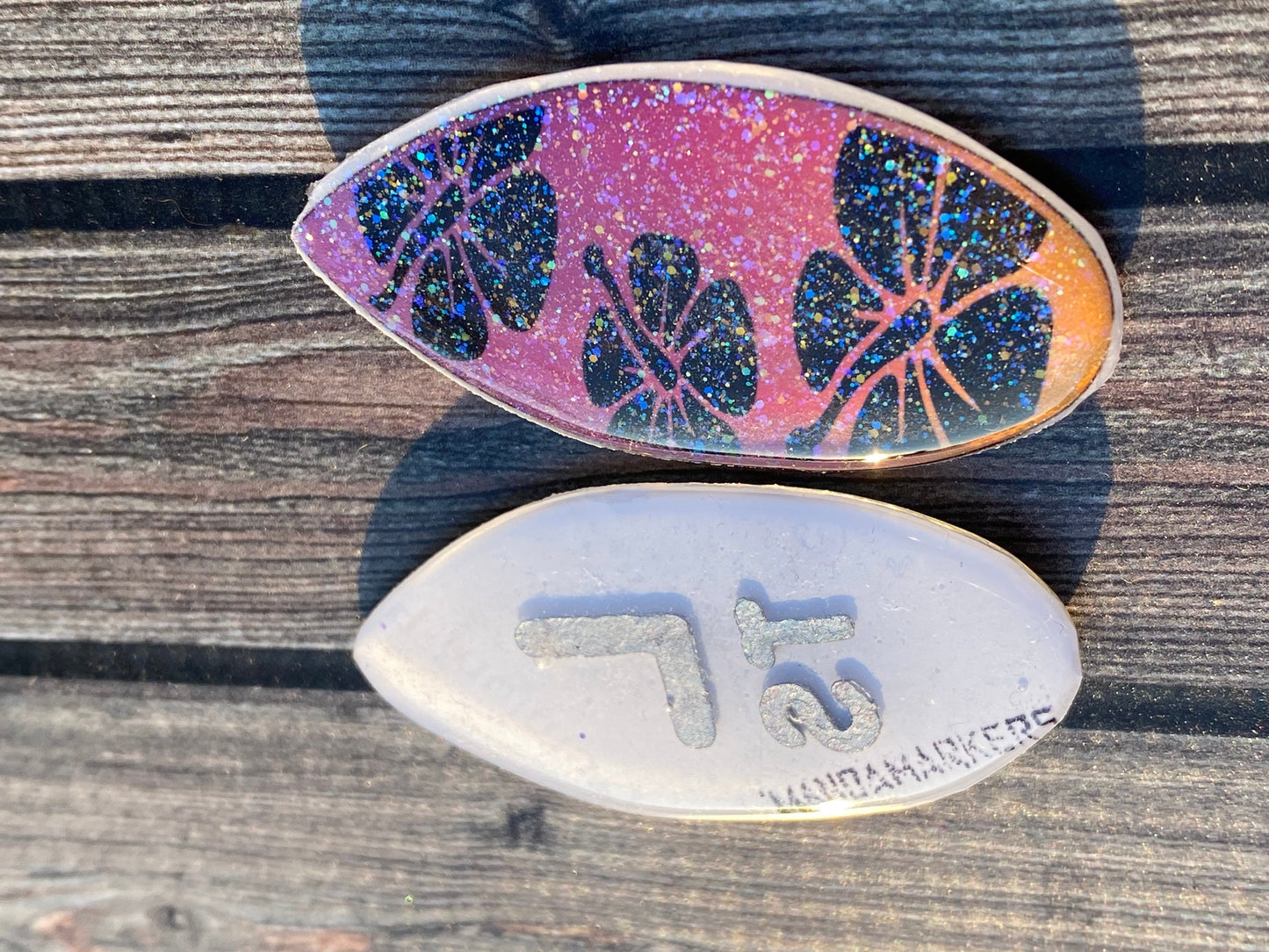 Xray Markers Surf Board Glittery Ombre