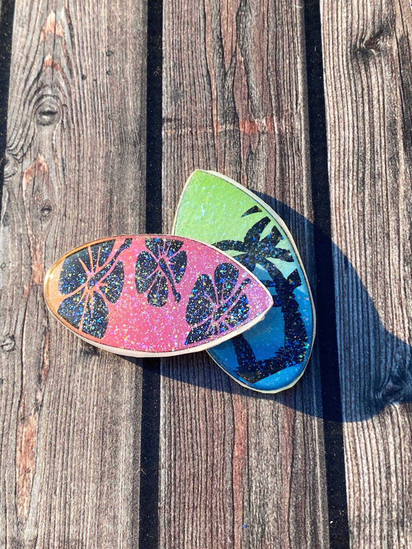 Xray Markers Surf Board Glittery Ombre