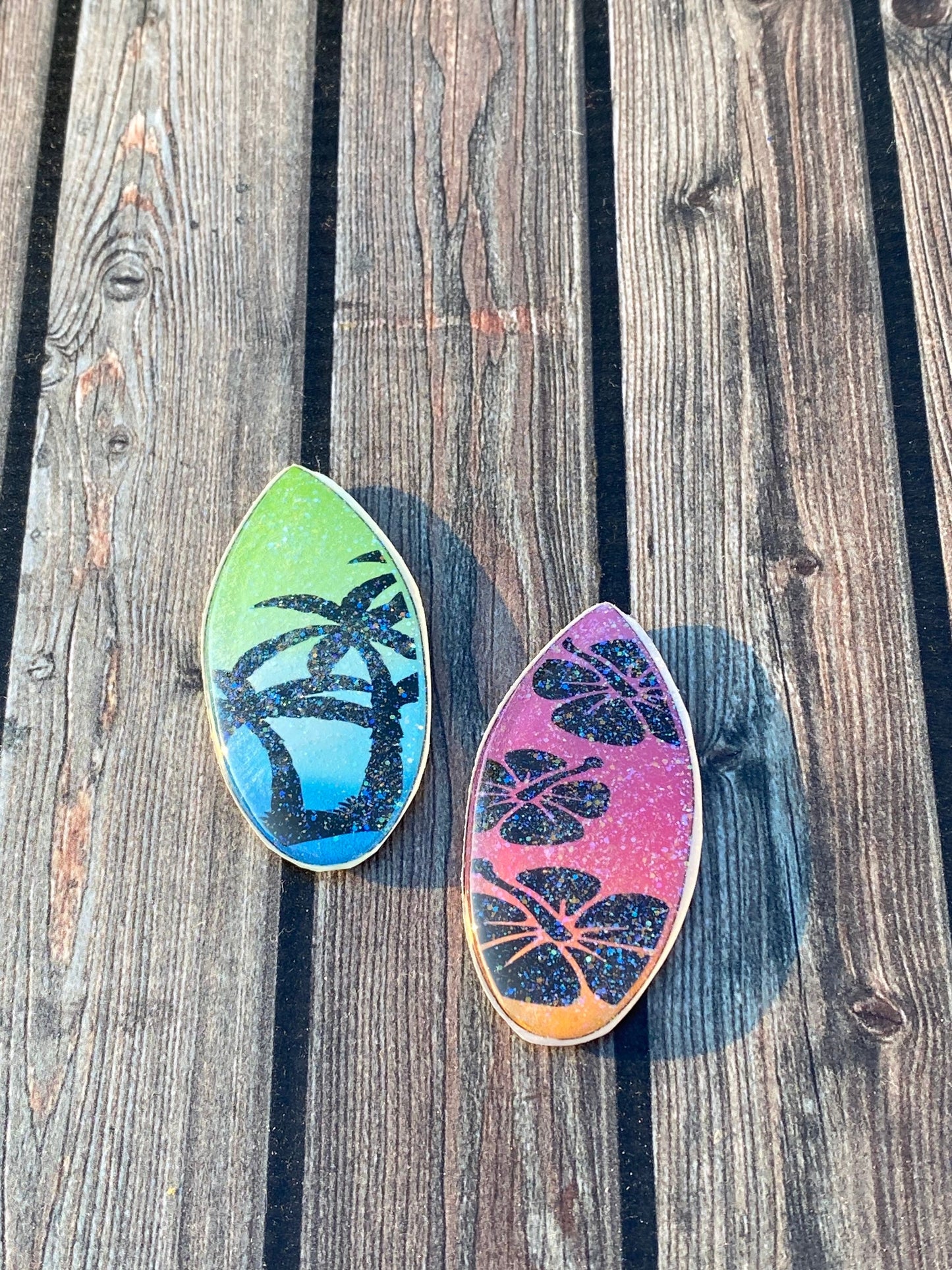 Xray Markers Surf Board Glittery Ombre