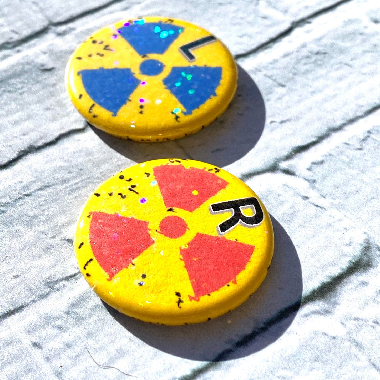 Radiation Round Xray Markers Cricle with Initials