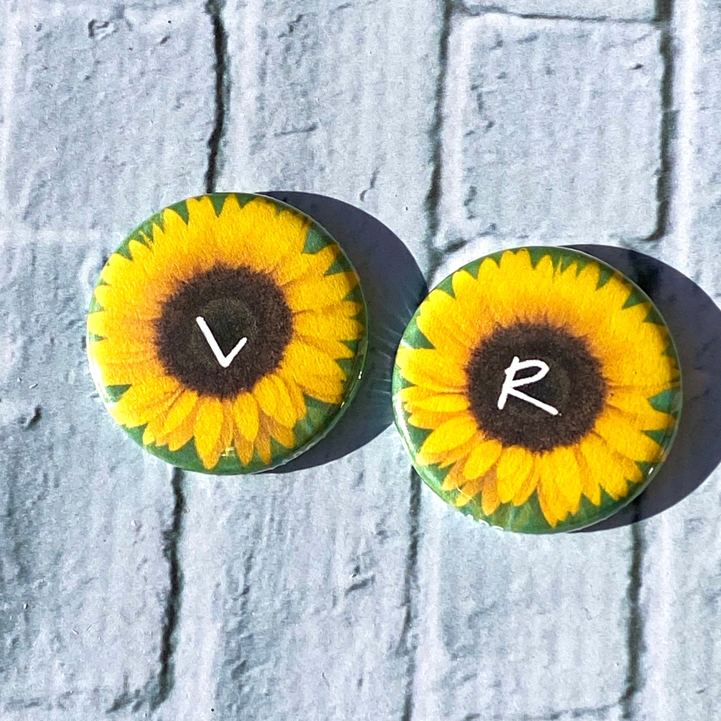 Sunflower Xray Markers Customized with Lead Initials