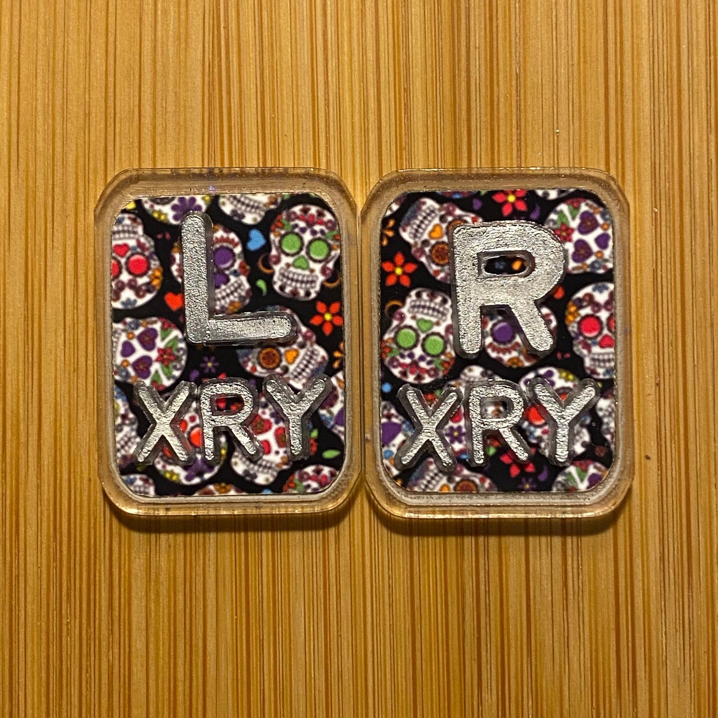 Sugar Skull Xray Markers with 2-3 Initials