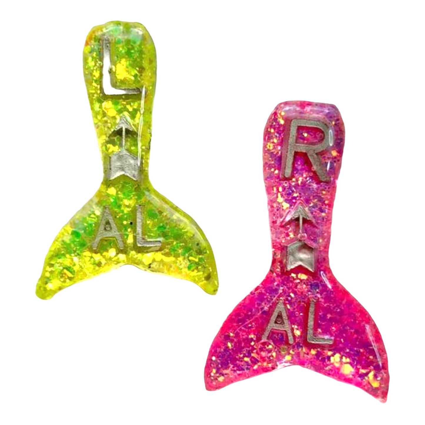 Mermaid Xray Markers Pink and Yellow with or without Arrow Includes Initials