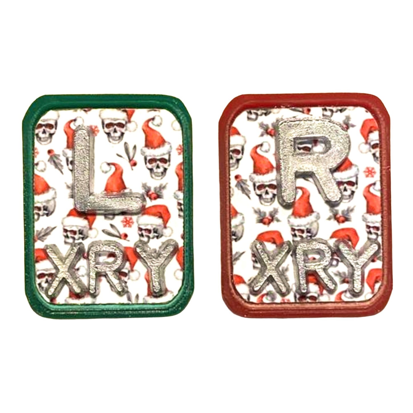 Santa Skull Xray Markers with 2-3 Initials