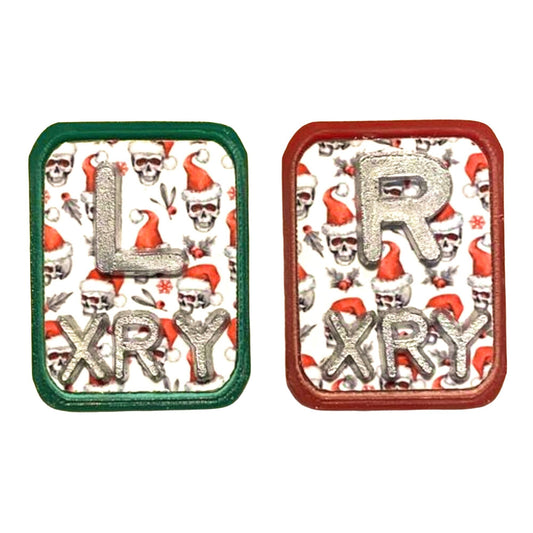 Santa Skull Xray Markers with 2-3 Initials