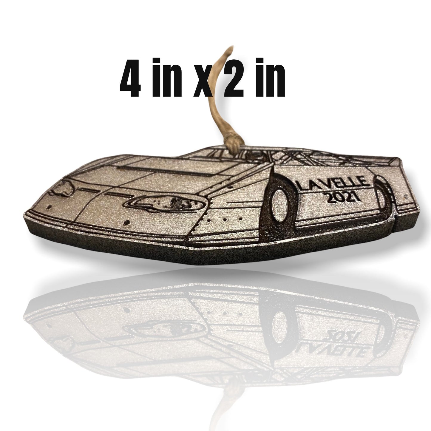 Christmas Ornament Late Model Dirt Track Racing Personalized