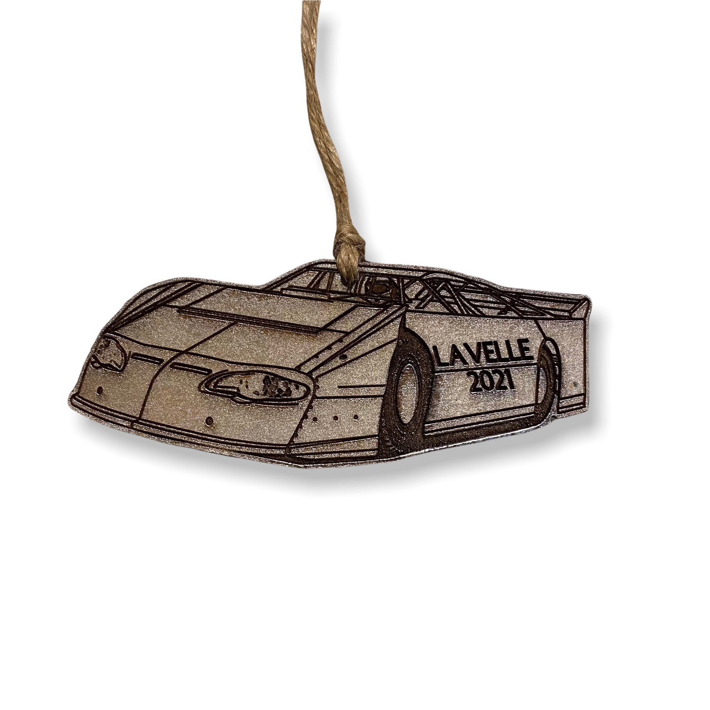 Late Model Dirt Track Racing Christmas Ornament Personalized