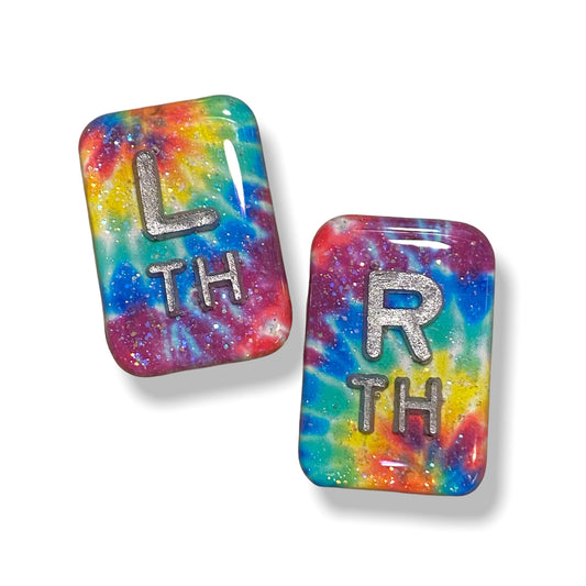 Tie Dye Xray Markers with 2-3 Initials