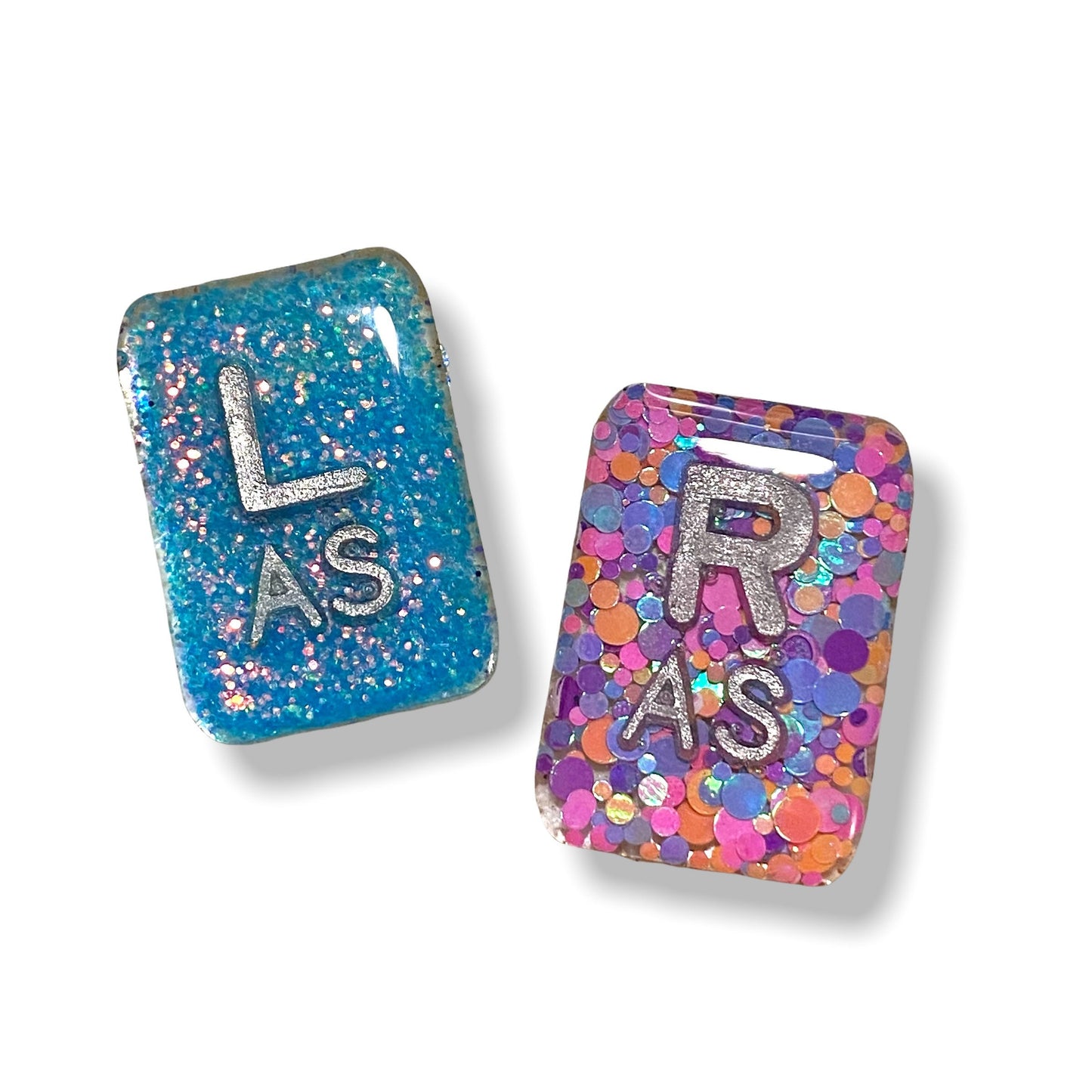 Party Dots Xray Markers Customized with 2-3 Initials