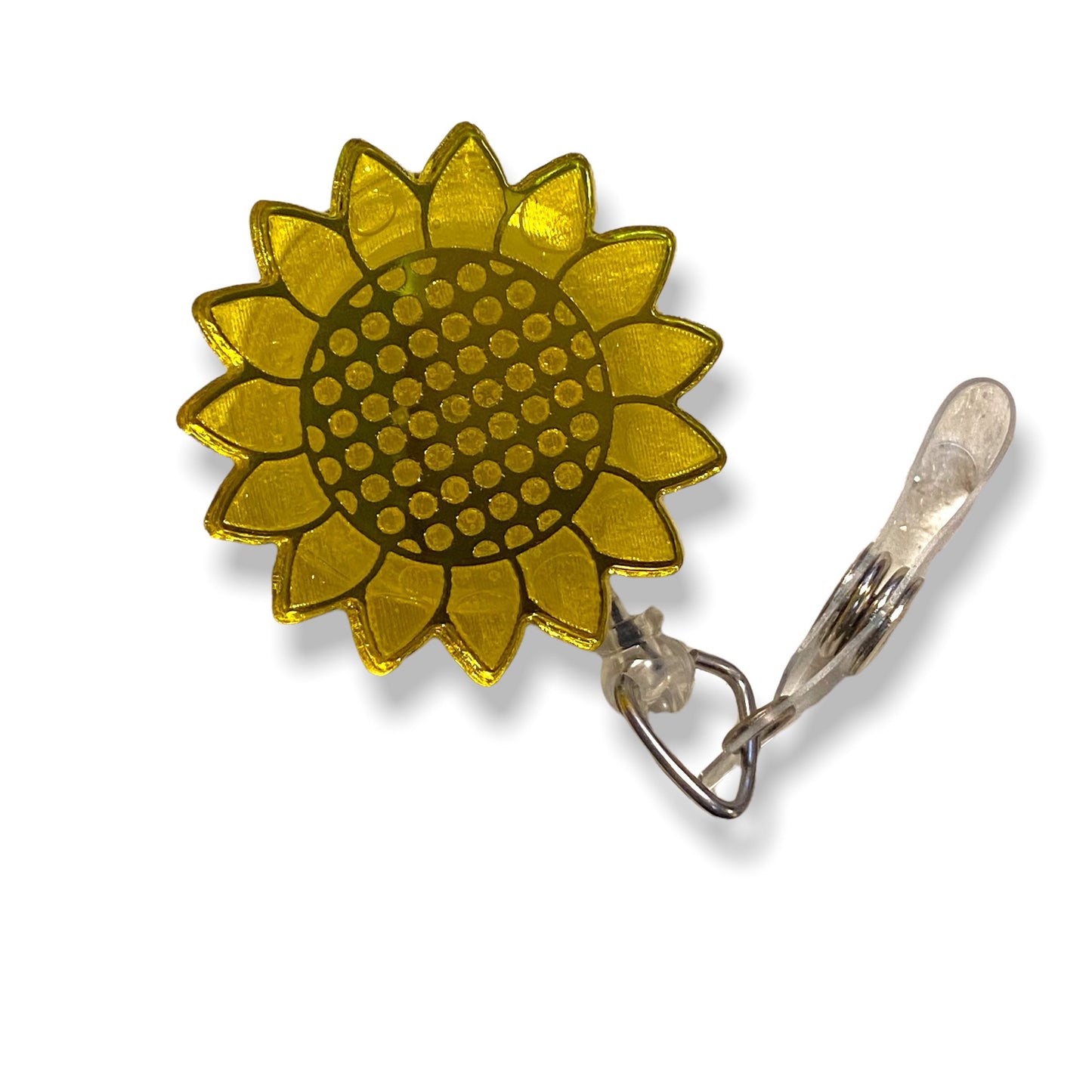 Sunflower Badge Reel