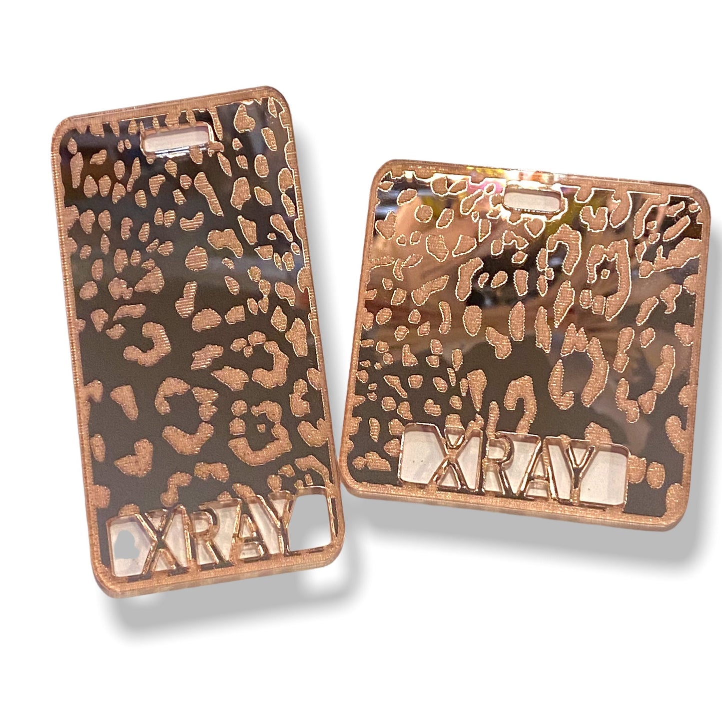 Rad Pad Leopard Rose Gold  for Holding Xray Markers