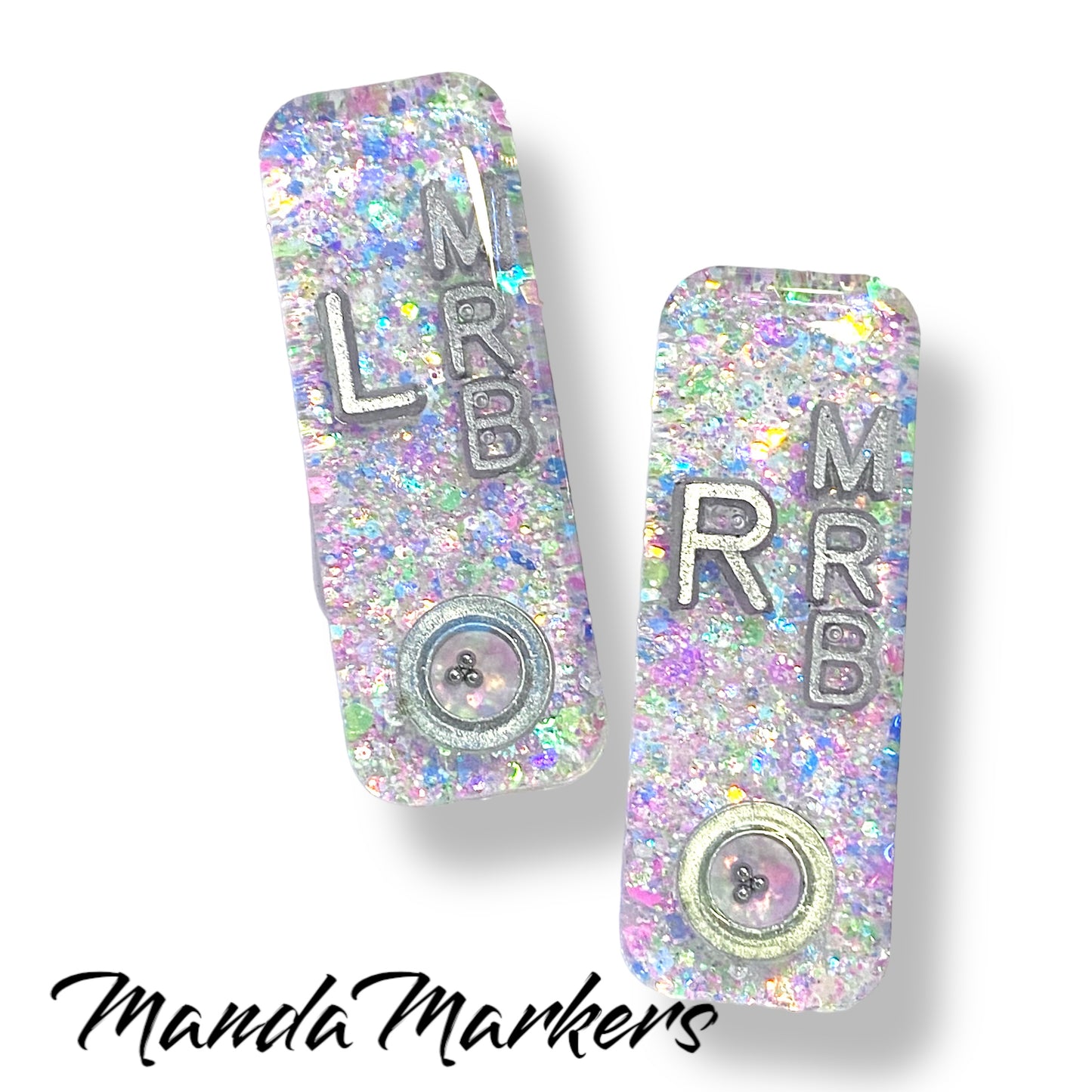 Hidden Meadow BB Mitchell Xray Markers  Customized with Lead Initials